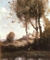 Les Denicheurs Toscans plein air Romanticismo Jean Baptiste Camille Corot